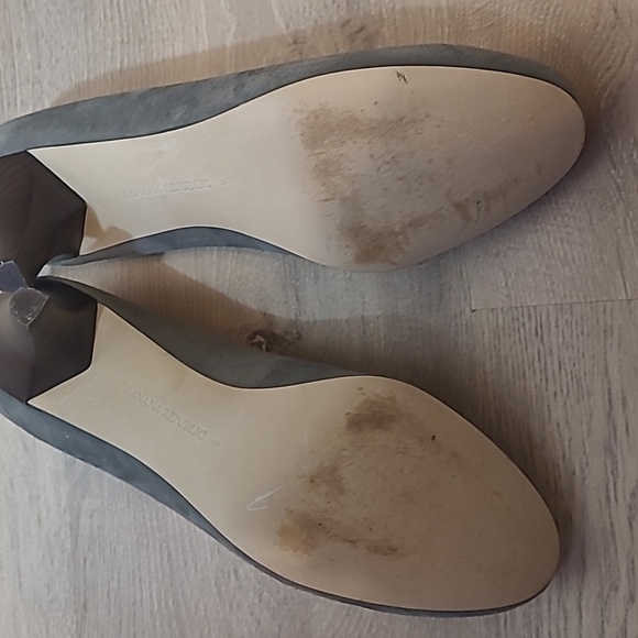 Banana republic gray suede upper 2.5 high pumps size 9 - Picture 9 of 10